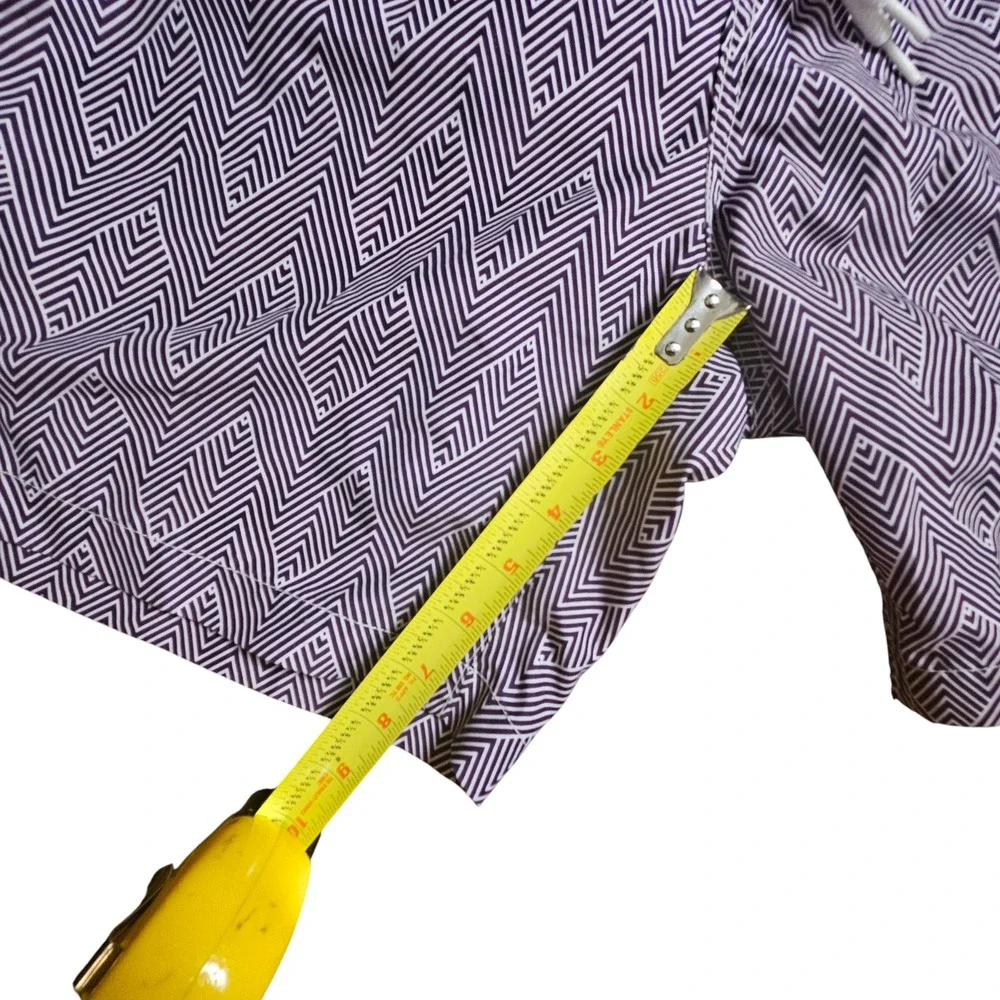 Saks Fifth Avenue Mens Swim Trunks XL‎ Abstract Geometric Print Board Shorts